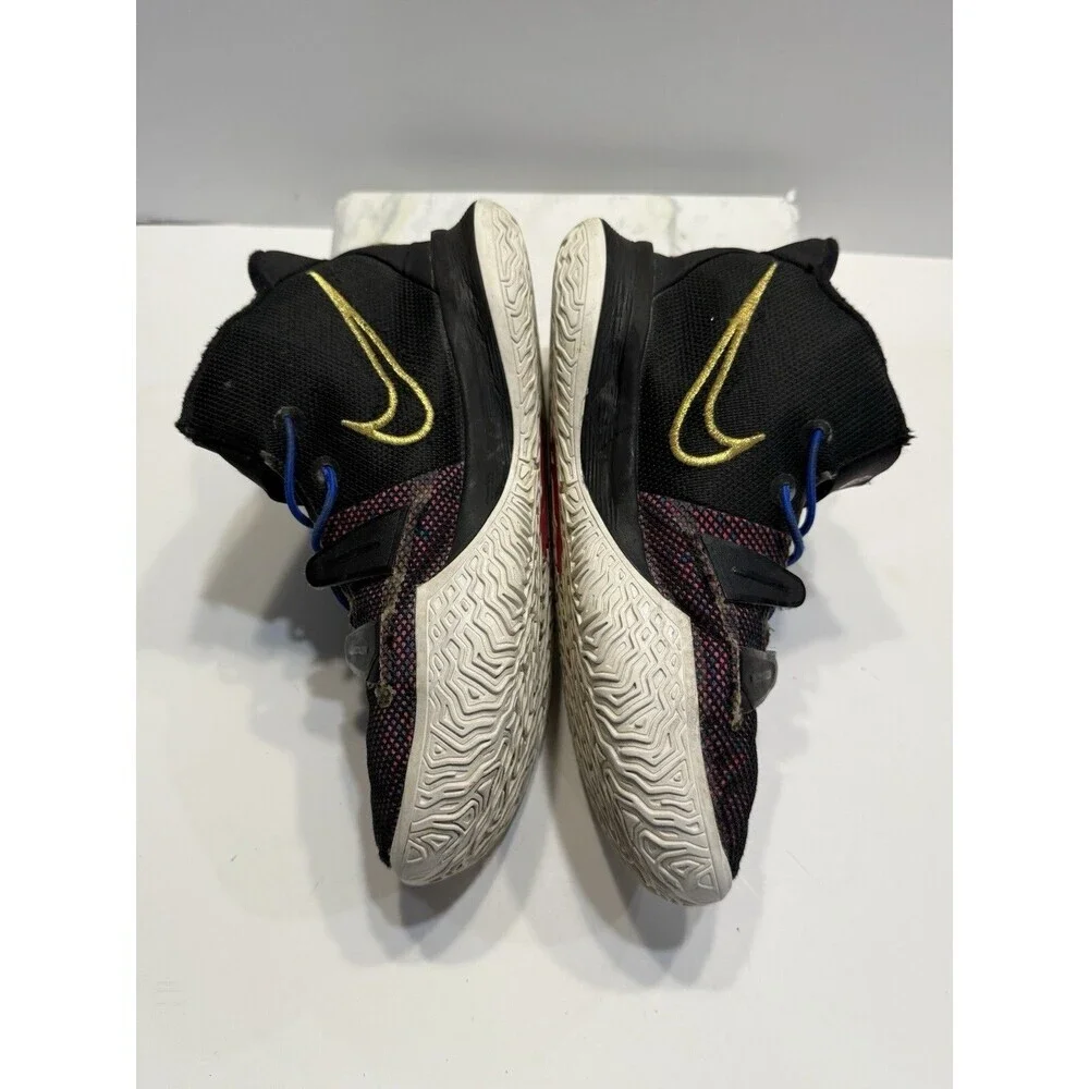 Nike Boys Kyrie 7 Black Basketball Shoes Sneakers Size 3Y CW3240-001 Youth